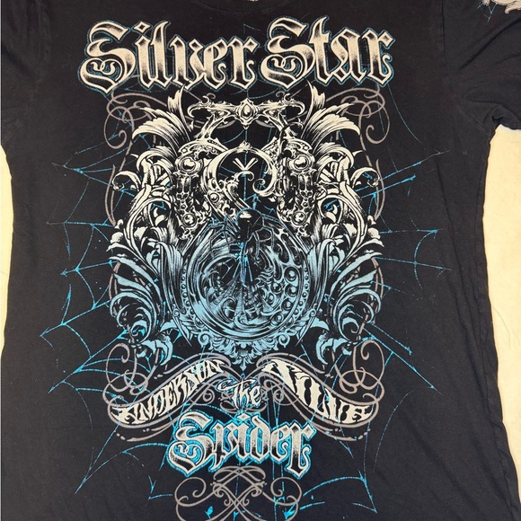 Silver Star Graphic T-Shirt - Picture 2 of 7